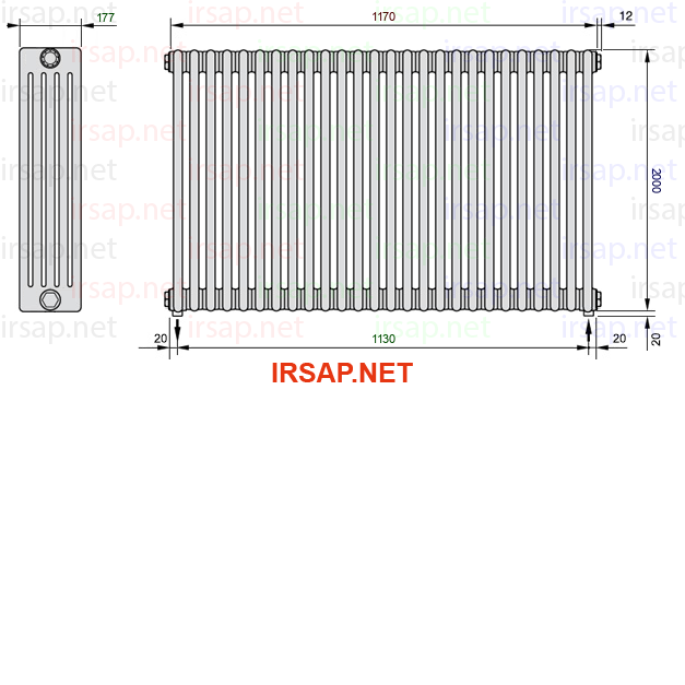 Радиатор IRSAP Tesi 52000/26 T16 CL 01